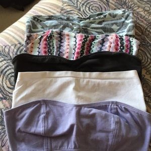 5 colorful/reversible bandeaus